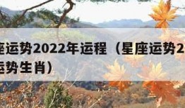 星座运势2022年运程（星座运势2021年运势生肖）