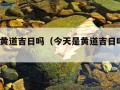 今天是黄道吉日吗（今天是黄道吉日吗?宜干什么）