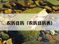 农历日历（农历日历表）