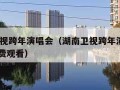 湖南卫视跨年演唱会（湖南卫视跨年演唱会2025免费观看）